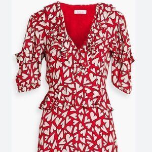 RHODE Heart Print Top